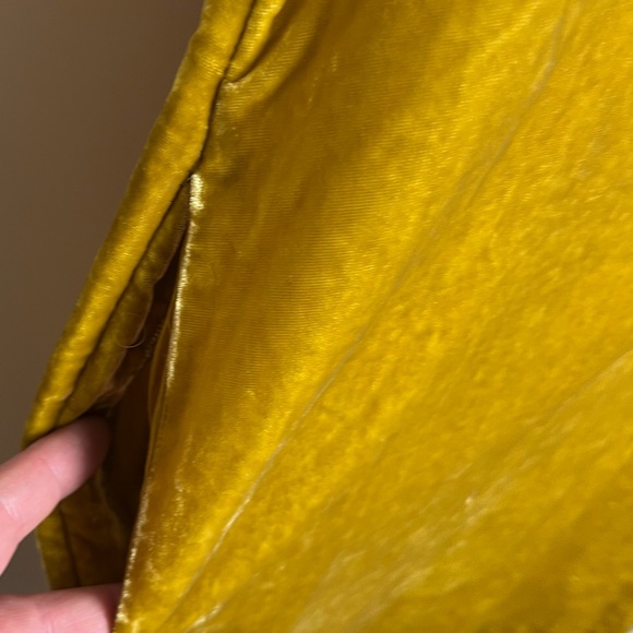 NWT Anthropologie Melody Velvet Tunic Dress Chartreuse Size S - Picture 10 of 16